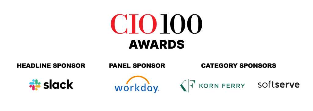 CIO100 Awards - Sponsors 2022