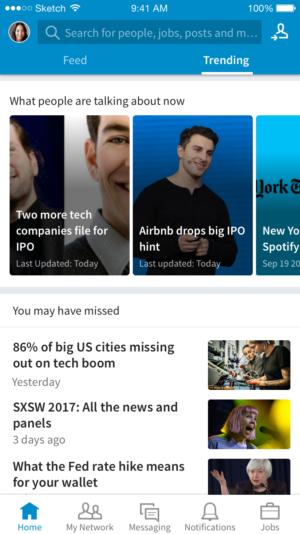 linkedin trending storylines