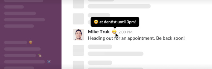 slack custom status