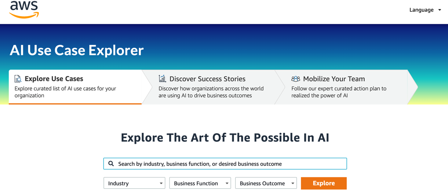 AWS | AI Use Case Explorer
