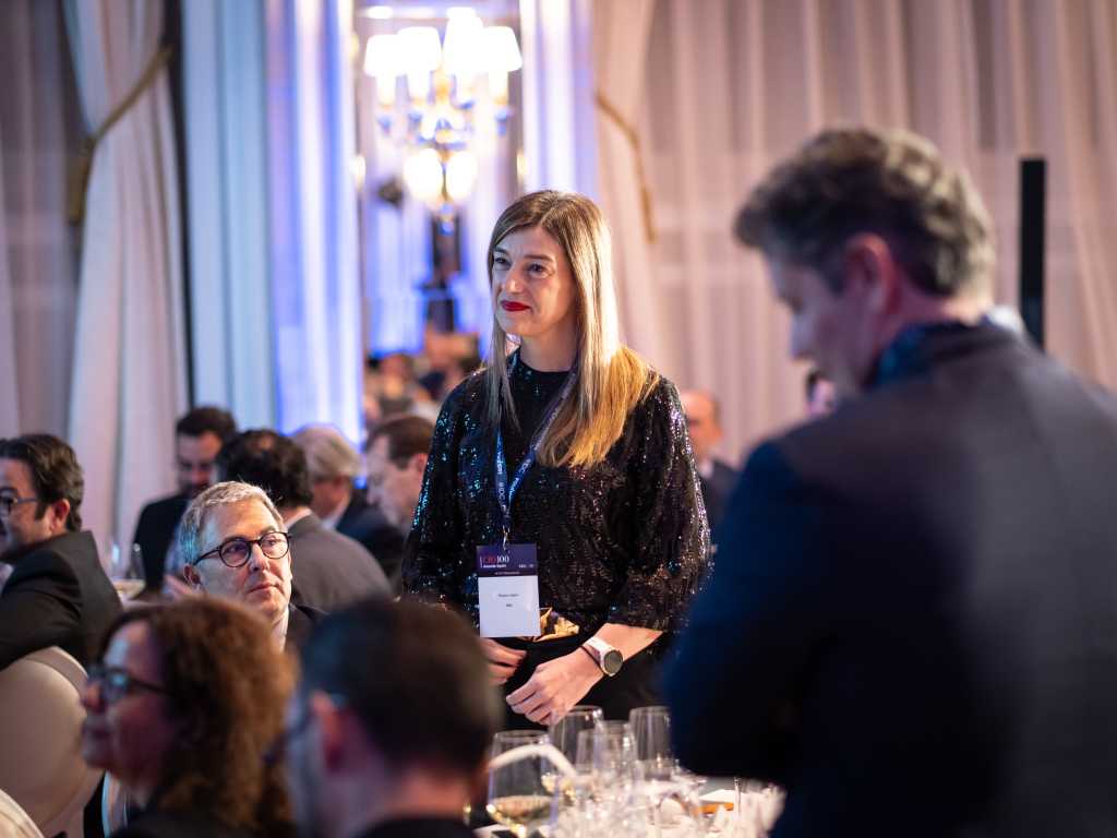 Rocío López Valladolid, CIO de ING y miembro del CIO Executive Council, durante la ceremonia de premios.