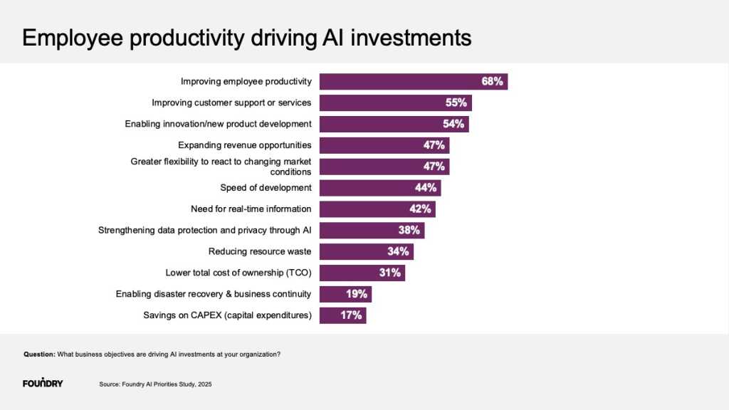 2025 AI Priorities Survey: AI Business Objectives