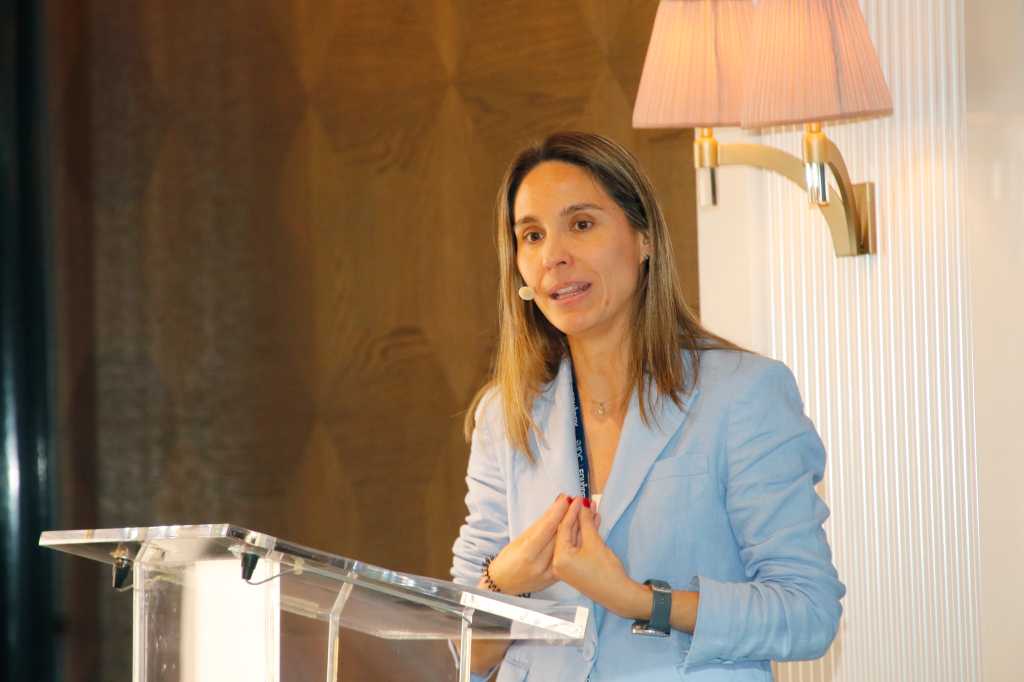 Aleida Alcaide, directora general de Inteligencia Artificial del Ministerio para la Transformación Digital de la Función Pública, en la inauguración del evento el evento Data & AI Summit