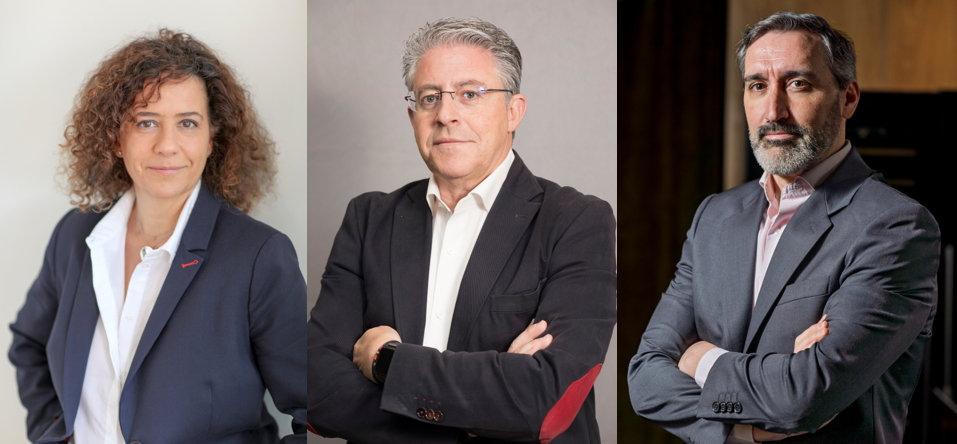 Gracia Sánchez-Vizcaíno (Securitas), José Luis Sierra de las Heras (Gasib) y Álvaro Ontañón (Merlin Properties).