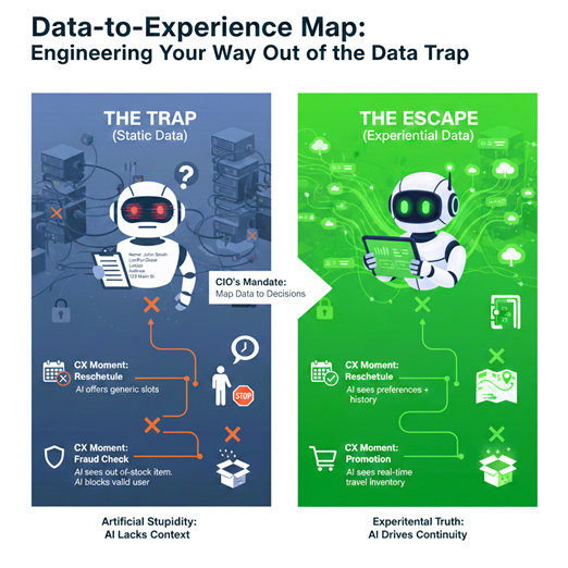 Data-to-experience Map