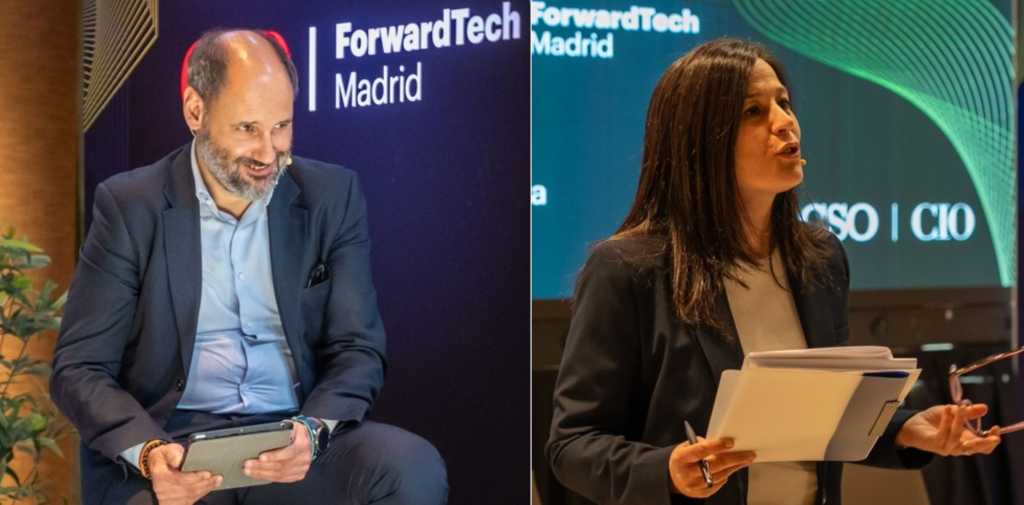 Fernando Muñoz y Esther Macías en CIO ForwardTech & ThreatScape Spain 2026